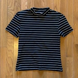 American Apparel mock-neck top